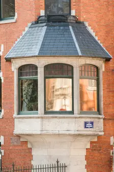 House of the Quakers, 50 Sq. Ambiorix, Brussels, Belgium, (1899), c2014-2017. Artist: Alan John Ainsworth