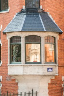 House of the Quakers, 50 Sq. Ambiorix, Brussels, Belgium, (1899), c2014-2017. Artist: Alan John Ainsworth