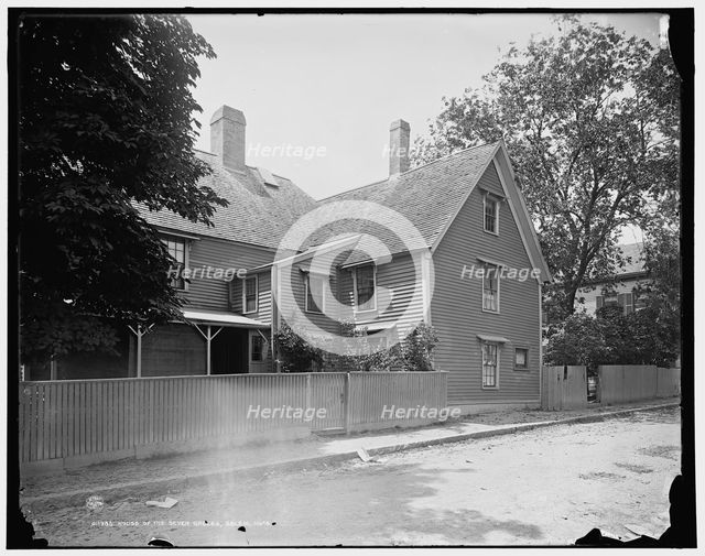 House of the Seven Gables, Salem, Mass., between 1890 and 1901. Creator: Unknown.