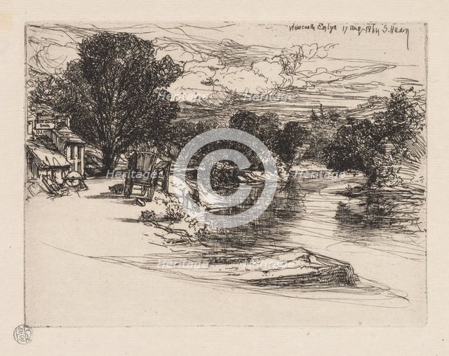 House of the Smyth. Creator: Francis Seymour Haden (British, 1818-1910).
