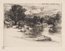 House of the Smyth. Creator: Francis Seymour Haden (British, 1818-1910)