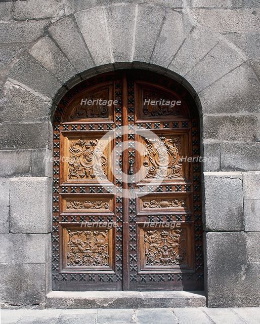 House of Ximenes de Cisneros (1436-1517), built by  Benito Jimenez de Cisneros, Madrid, Spain, 2001. Creator: LTL.