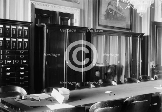 House Office Building - Post Offices And Post Roads Committee Room, 1913. Creator: Harris & Ewing.