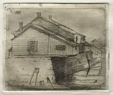 House Over Water, 1878. Creator: Otto H. Bacher (American, 1856-1909)
