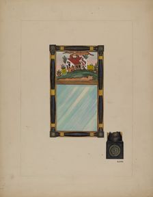 House Looking Glass, c. 1940. Creator: Emilio Zito