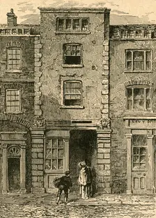 House Said to Have Been Occupied by Dryden in Fetter Lane 1897. Creator: Unknown