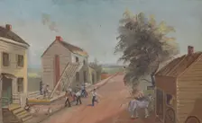 House Raising, 1870s. Creator: William P. Chappel