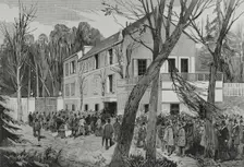House where Gambetta died on 31 December 1882, Maison des Jardies at Ville-d'Avray, 1883. Creator: Bernardo Rico