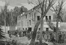 House where Gambetta died on 31 December 1882, Maison des Jardies at Ville-d'Avray, 1883. Creator: Bernardo Rico