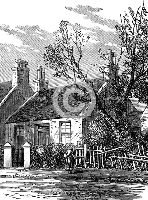 House where Livingstone dwelt in his youth, 1874. Creator: Unknown.