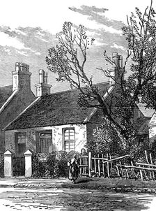 House where Livingstone dwelt in his youth, 1874. Creator: Unknown