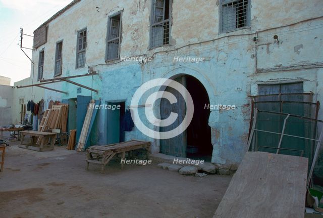 House where Paul Klee lived in Kairouan, Tunisia, 20th century. Artist: Unknown