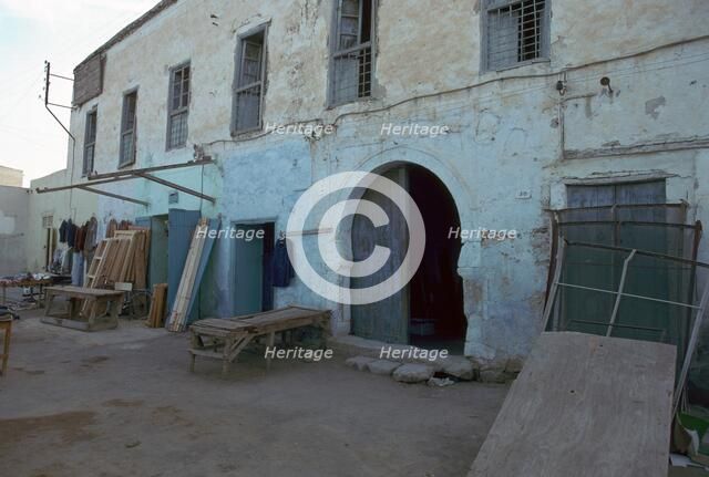 House where Paul Klee lived in Kairouan, Tunisia, 20th century. Artist: Unknown