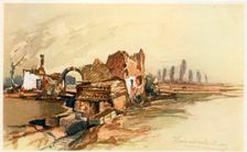 House with a White Fence c1914-c1918(?).Artist: Adolf Hitler