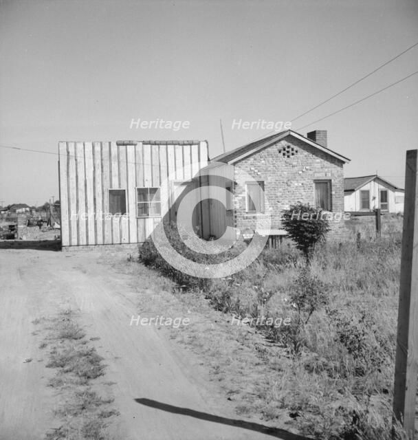 House with about an acre at Highway City, California, 1939. Creator: Dorothea Lange.