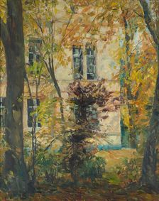 House with garden, 1901. Creator: Ulrich Hubner