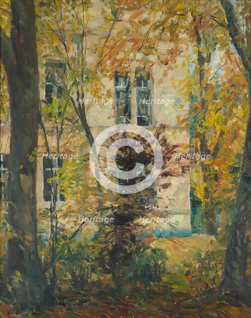 House with garden, 1901. Creator: Ulrich Hubner.