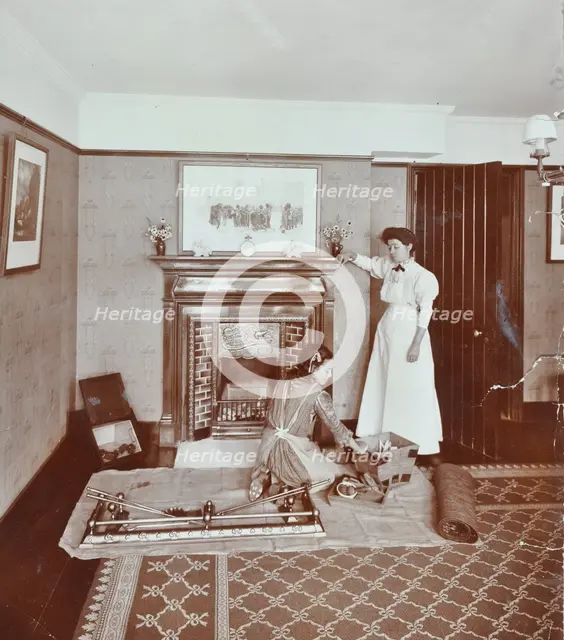 Housewifery Centre, Dulwich Hamlet School, Dulwich Village, London, 1907. Artist: Unknown.
