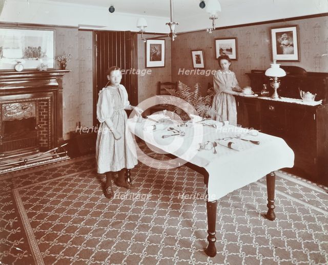 Housewifery Centre, Dulwich Hamlet School, Dulwich Village, London, 1907. Artist: Unknown.