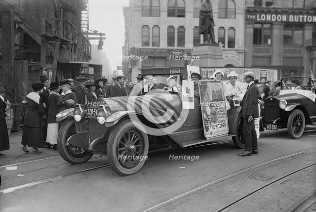 Housewives' League car, 1917. Creator: Bain News Service.