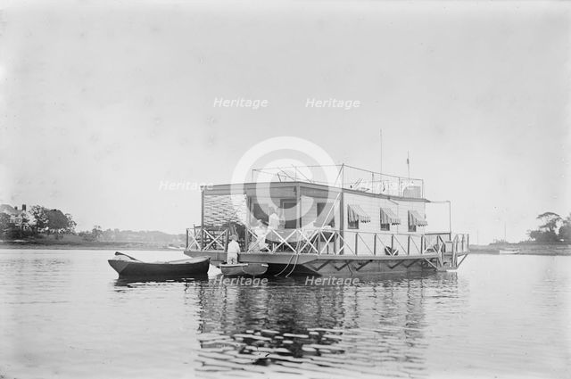 Houseboat, New Rochelle, between c1915 and c1920. Creator: Bain News Service.
