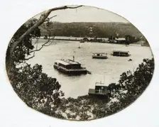 Houseboats at The Spit, c1920. Creator: Unknown