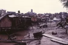Houseboats on Dal Lake, Srinagar, India, 1988. Creator: Amanda Waite