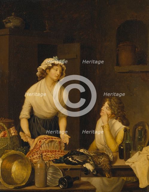 Household Chores, 1794. Creator: Per Hillestrom.
