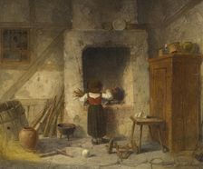 Household Work, 1866. Creator: Anders Gustaf Koskull