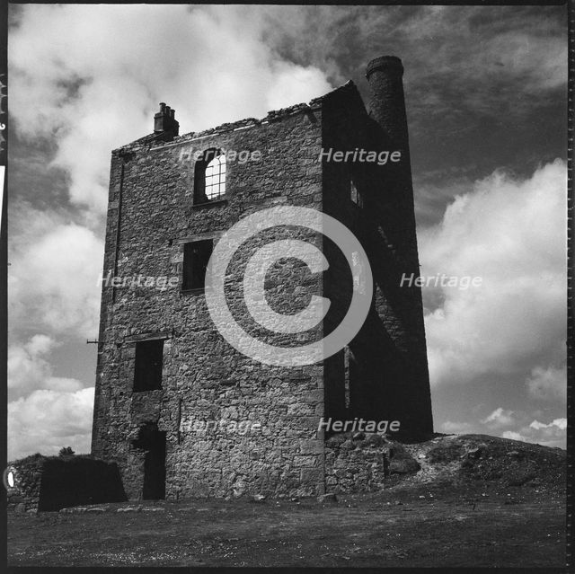 Houseman's Shaft Engine House, South Phoenix Mine, Linkinhorne, Cornwall, 1967-1974. Creator: Eileen Deste.