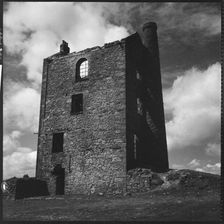 Houseman's Shaft Engine House, South Phoenix Mine, Linkinhorne, Cornwall, 1967-1974. Creator: Eileen Deste