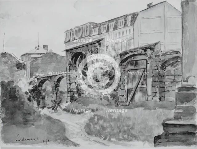 Houses, 1877-1878. Creator: Louis Michel Eilshemius.