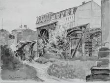 Houses, 1877-1878. Creator: Louis Michel Eilshemius