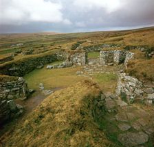 Houses of an Iron Age village, 2nd century BC