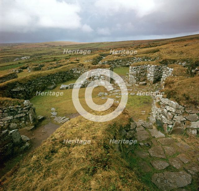 Houses of an Iron Age village, 2nd century BC. Artist: Unknown