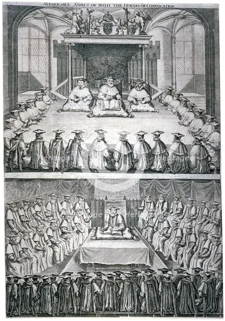 Houses of Convocation, London, c1623. Artist: Anon