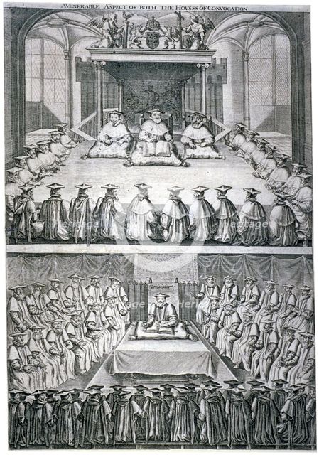 Houses of Convocation, London, c1623. Artist: Anon