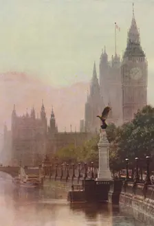 Houses of Parliament c1935. Creator: Unknown