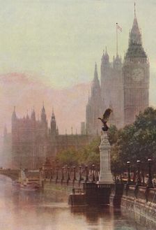 Houses of Parliament c1935. Creator: Unknown