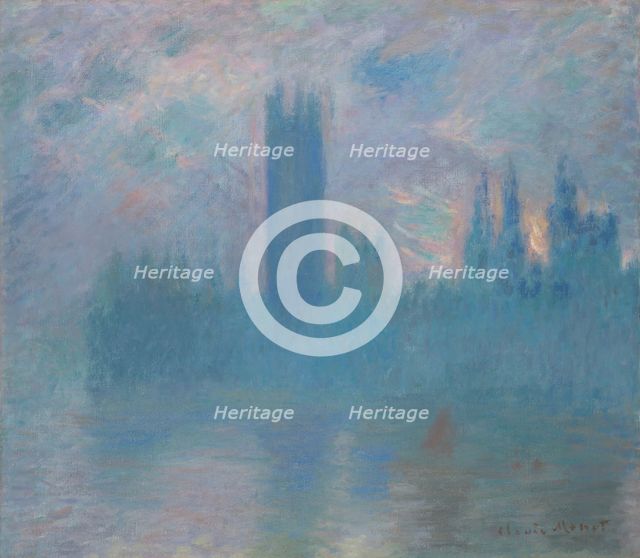 Houses of Parliament, London, 1900/01. Creator: Claude Monet.
