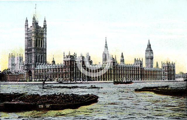 Houses of Parliament, London, 20th Century. Artist: Unknown