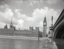 Houses of Parliament, London, c1955. Creator: Arthur Charles Kirby Ware