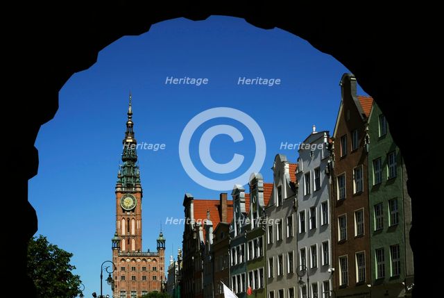 Houses of the Dlugi Targ Square from Green Gate, Gdansk, Poland, 2015.  Creator: Unknown.