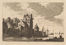 Houses on an Inlet. Creator: Franz Edmund Weirotter