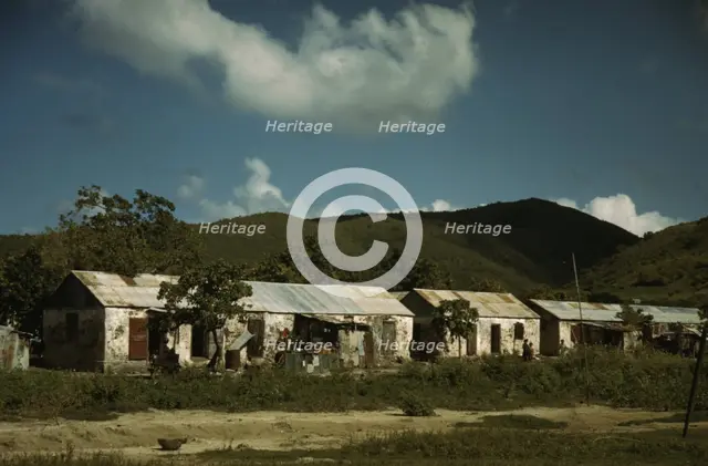 Houses on St. Croix island, Virgin Islands, 1941. Creator: Jack Delano.