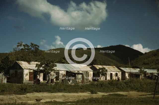 Houses on St. Croix island, Virgin Islands, 1941. Creator: Jack Delano.