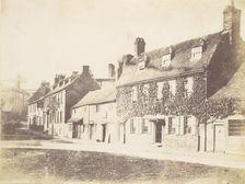 Houses on Village Street, 1850s. Creator: Unknown