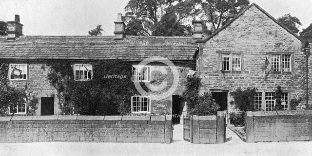 Houses at Eyam, where the Great Plague broke out, Derbyshire, 1924-1926. Artist: York & Son
