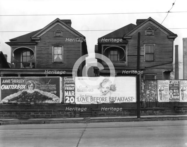 Houses, Atlanta, Georgia, 1936. Creator: Walker Evans.