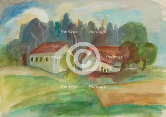 Houses, after 1938. Creator: Anny Dollschein.